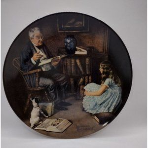Norman Rockwell 1983 Collector Plate "The Storyteller"